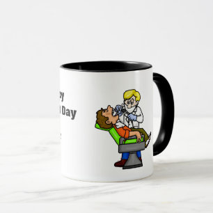 Glücklicher Zahnarzt-Tag Kaffeetasse