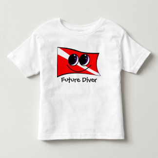 Glücklicher zukünftiger Taucher Kleinkind T-shirt