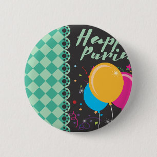 glücklicher Zweck Button