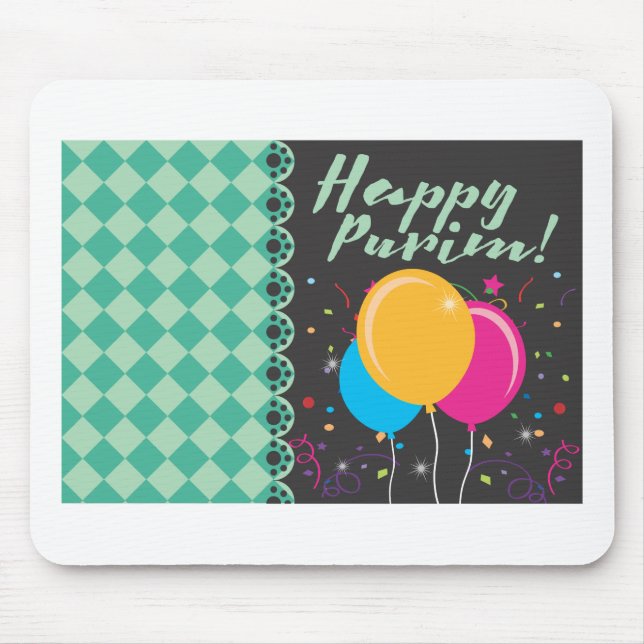 glücklicher Zweck Mousepad (Vorne)