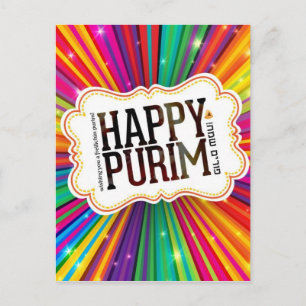 glücklicher Zweck Postkarte