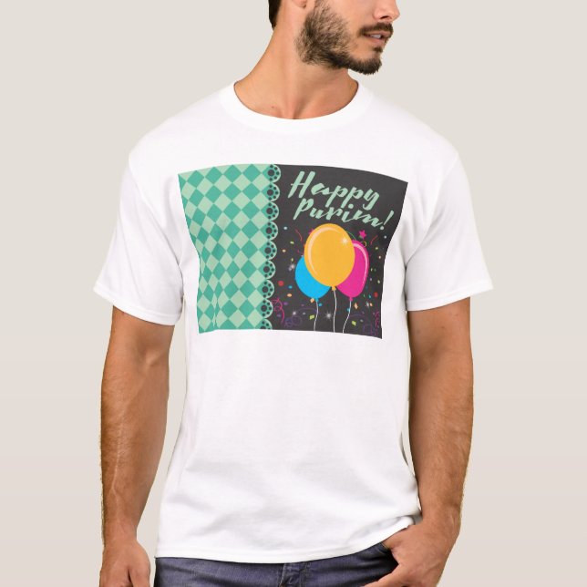 glücklicher Zweck T-Shirt (Vorderseite)