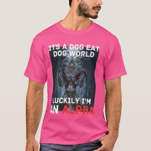 Glücklicherweise bin ich ein Alpha Funny Cringe We T-Shirt