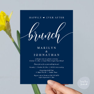 Glücklicherweise immer nach dem Brunch, Hochzeit p Einladung