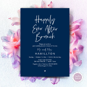 Glücklicherweise immer nach dem Brunch, Hochzeitsf Einladung
