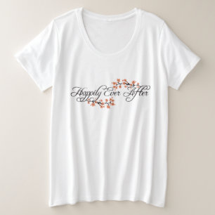 Glücklicherweise immer nach dem Hibiskus Tropical  Große Größe T-Shirt