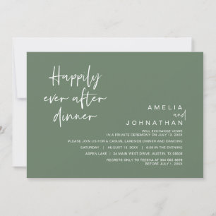 Glücklicherweise immer nach dem Hochzeitsessen, Gr Einladung