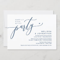 Glücklicherweise immer nach dem Party Hochzeit Emp