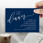 Glücklicherweise immer nach dem Party Hochzeit Emp Einladung<br><div class="desc">Markieren Sie den Anfang Ihrer Ewigkeit mit Eleganz mit unserer zeitgenössischen modernen schicken blauen Thema Hochzeitsfeier Einladung Karte "Happily Ever After Party". Diese Einladung eignet sich perfekt für Paare, die ihren fröhlichen Anlass ausdehnen und mit einem Hauch von Verspieltheit die Bühne für eine unvergessliche Veranstaltung geben. Das zeitlose Design des...</div>