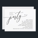 Glücklicherweise immer nach dem Party Hochzeit Emp Einladung<br><div class="desc">Markieren Sie den Anfang Ihres Lebens mit Eleganz mit unserer zeitgenössischen Schwarz-Weiß-Thema Hochzeitsfeier Einladungskarte "Happily Ever After Party". Diese Einladung eignet sich perfekt für Paare, die ihren fröhlichen Anlass ausdehnen und mit einem Hauch von Verspieltheit die Bühne für eine unvergessliche Veranstaltung geben. Das zeitlose Design des Drehbuchs verleiht Ihren Festlichkeiten...</div>