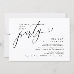 Glücklicherweise immer nach dem Party Hochzeit Emp Einladung