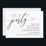 Glücklicherweise immer nach dem Party Hochzeit Emp Einladung<br><div class="desc">Markieren Sie den Anfang Ihres Lebens mit Eleganz mit unserer zeitgenössischen Schwarz-Weiß-Thema Hochzeitsfeier Einladungskarte "Happily Ever After Party". Diese Einladung eignet sich perfekt für Paare, die ihren fröhlichen Anlass ausdehnen und mit einem Hauch von Verspieltheit die Bühne für eine unvergessliche Veranstaltung geben. Das zeitlose Design des Drehbuchs verleiht Ihren Festlichkeiten...</div>
