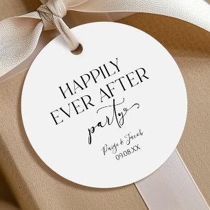 Glücklicherweise immer nach dem Party Hochzeit Emp Geschenkanhänger