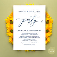 Glücklicherweise immer nach dem Party Hochzeitsess