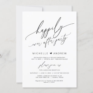 Glücklicherweise immer nach dem Party, schwarz, Ho Einladung