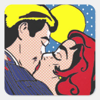 Glücklicherweise immer nach dem Pop Art Stickers