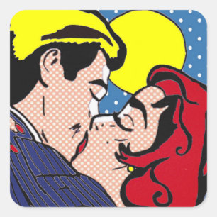 Glücklicherweise immer nach dem Pop Art Stickers