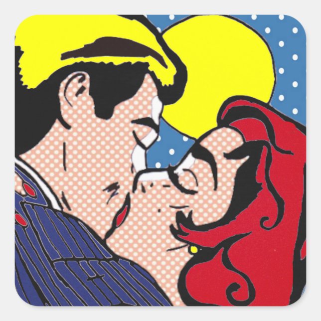 Glücklicherweise immer nach dem Pop Art Stickers (Vorderseite)