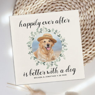 Glücklicherweise immer nach Eukalyptus Custom Foto Serviette