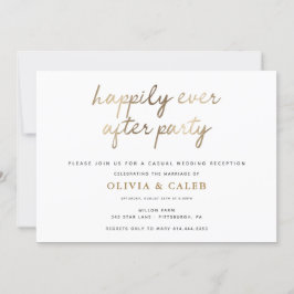 Glücklicherweise immer nach Hochzeitsempfang Einladung