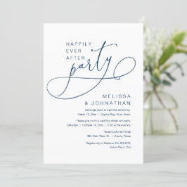 Glücklicherweise je nach Hochzeit Elopement Party  Einladung