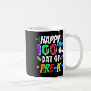 Glückliches 100. Schultagsgeschenk 100 Tage Vorsch Kaffeetasse