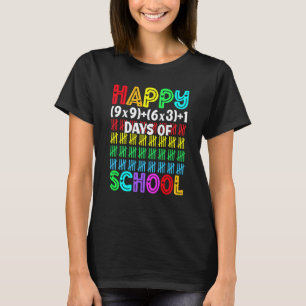 Glückliches 100 Tage Schull Einhorn für Lehrer & S T-Shirt