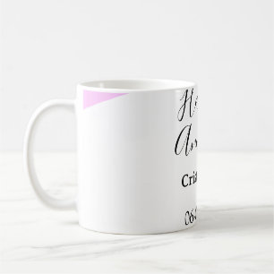 Glückliches 10. Hochzeitsjubiläum einfache minimal Kaffeetasse
