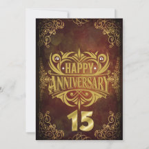 Glückliches 15. Jubiläum