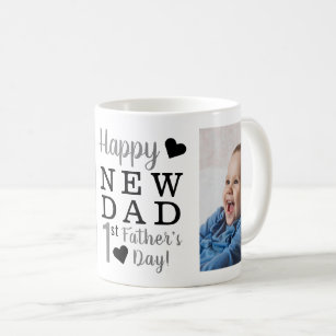 Glückliches 1. der Vatertags-neues Vater-Foto Kaffeetasse