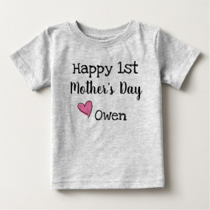 Glückliches 1. Mutter-TagesShirt Baby T-shirt