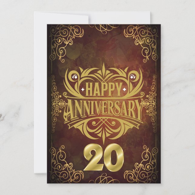 Glückliches 20. Jubiläum (Vorderseite)