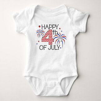 Glückliches 4. des Juli-Säuglings-Spielanzugs Baby Strampler