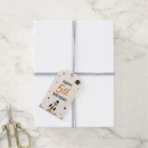 Glückliches 5. Geburtstags-Geschenk-Anhänger