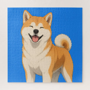 Glückliches Akita-Hund-Design