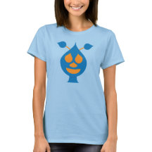 Glückliches Alien-Frauen-T-Shirt