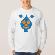Glückliches Alien Langarm T-Shirt