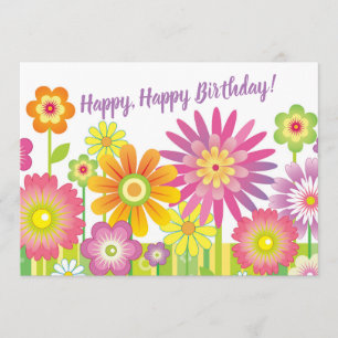 Glückliches, alles Gute zum Geburtstag Karte