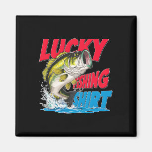 Glückliches Angel-Shirt Lustig Byss Angler Spaß Wi Magnet