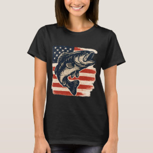 Glückliches Angeln Angler Lustiges Angeln T-Shirt