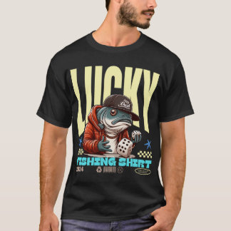 Glückliches Angelshirt T-Shirt