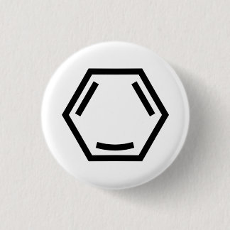 Glückliches Aren (Single, Schwarzes) Button