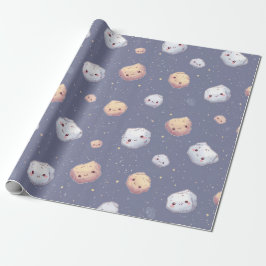 Glückliches Asteroiden-Geschenkpapier Geschenkpapier