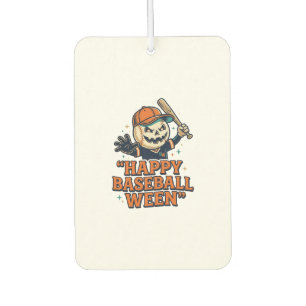Glückliches Baseball Ween Vintage Halloween Baseba Autolufterfrischer