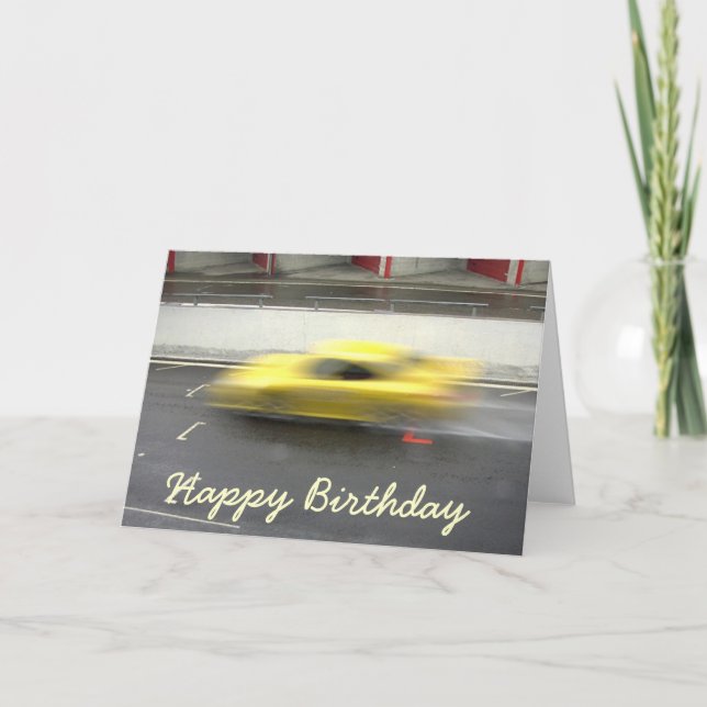 Glückliches Birtday Karte (Vorderseite)
