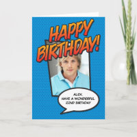 GLÜCKLICHES BIRTHDAY Comic Buch Pop Kunst Foto