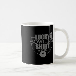 Glückliches Bowling Shirt nicht wecken lustige Zit Kaffeetasse