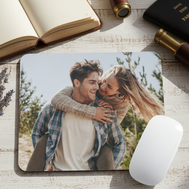 Glückliches Brautpaar Foto Mousepad (Von Creator hochgeladen)