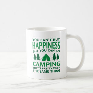 Glückliches Camping Kaffeetasse