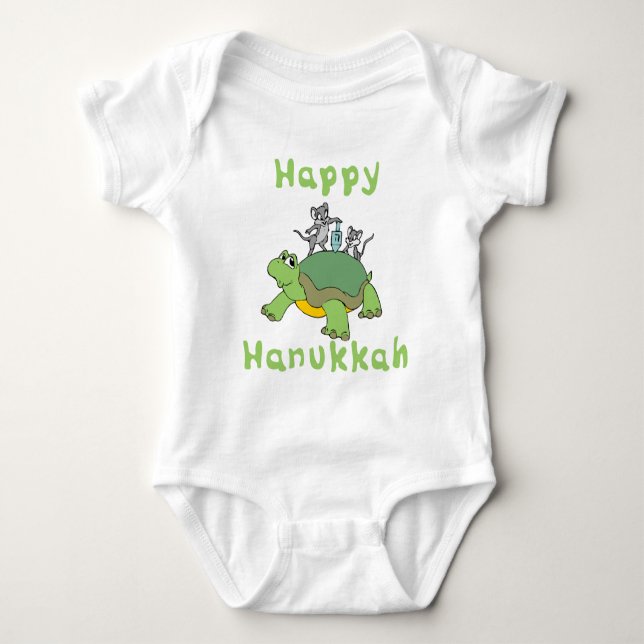 Glückliches Chanukka Baby Strampler (Vorderseite)
